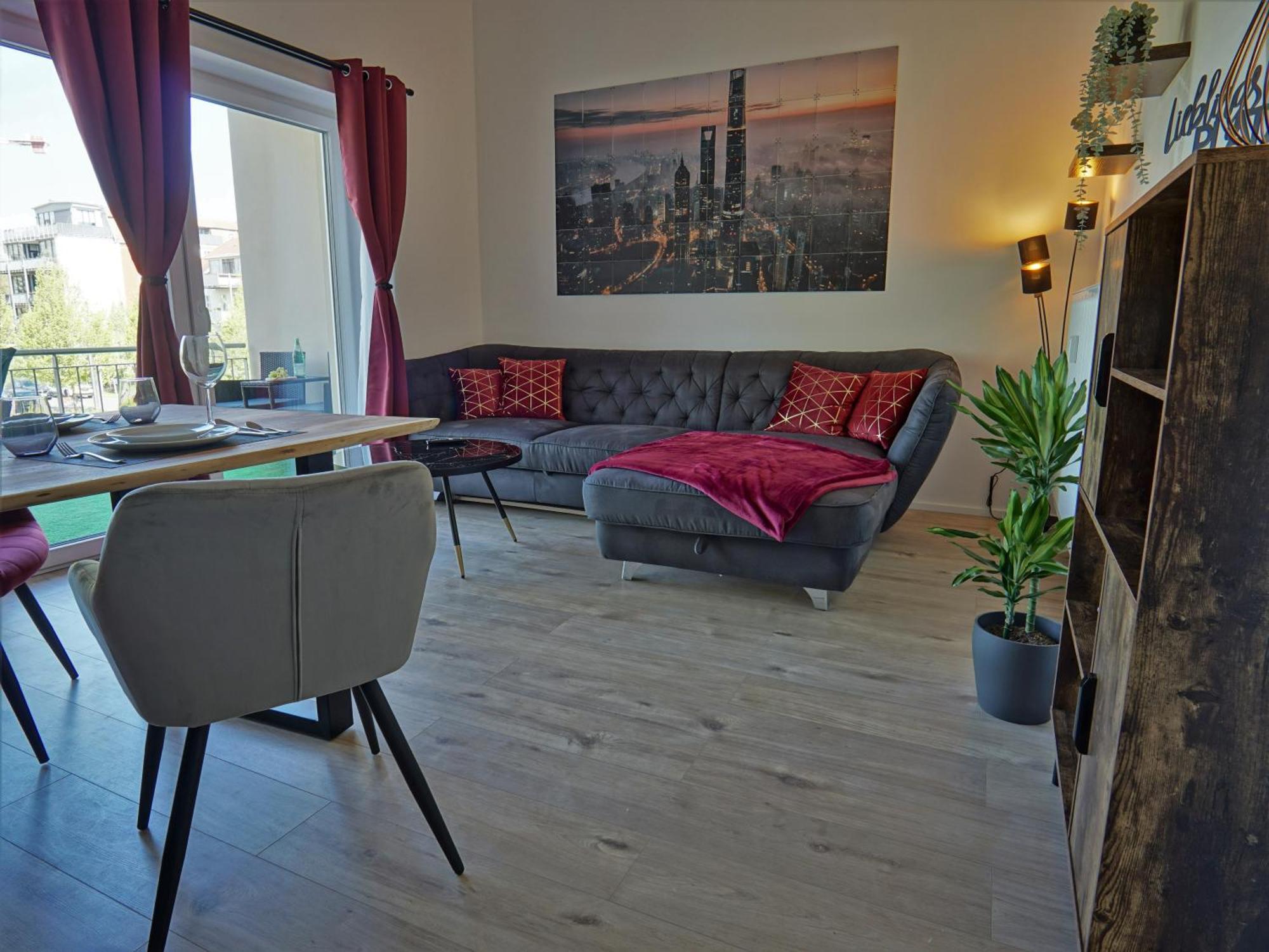 "Hogulu" Brandenburg, Balkon, Neustadt, Kueche, Wassernaehe - Parkplatz Inklusive Apartamento Brandenburg  Quarto foto