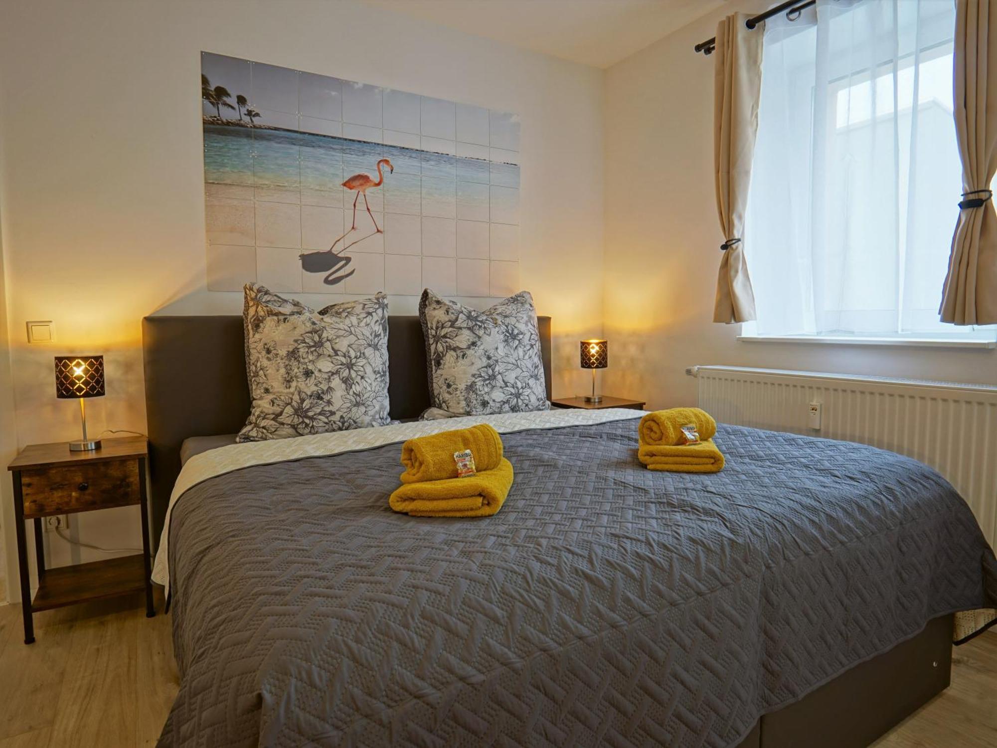 "Hogulu" Brandenburg, Balkon, Neustadt, Kueche, Wassernaehe - Parkplatz Inklusive Apartamento Brandenburg  Quarto foto